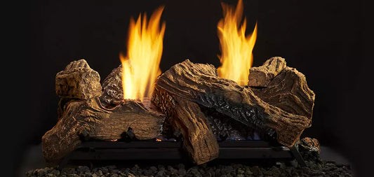 Natural Blaze See-Through Vent-Free Log Set