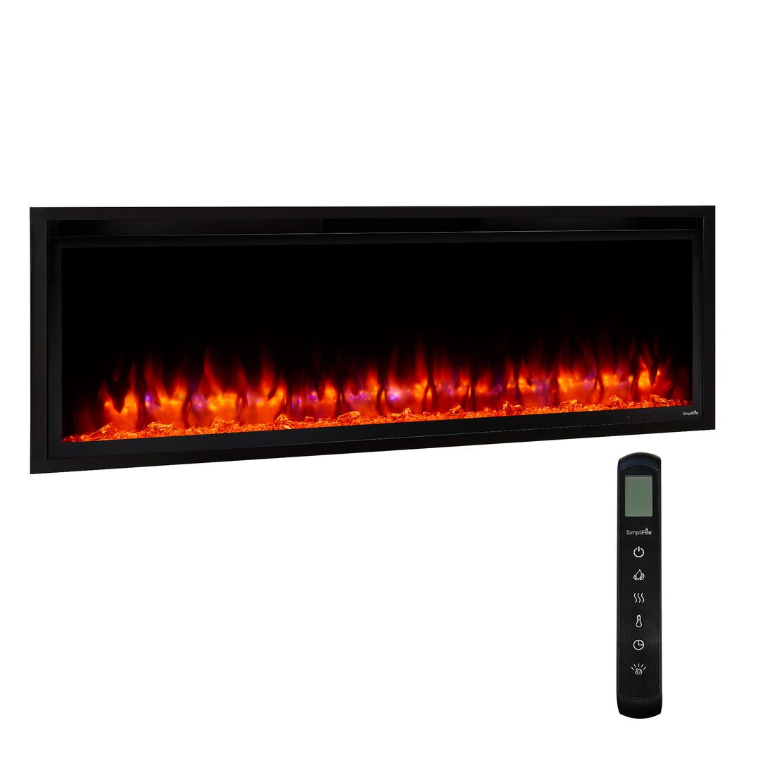 SimpliFire Allusion Platinum Electric Fireplace