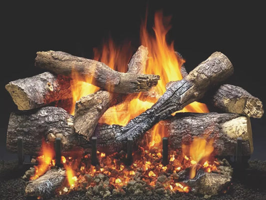 Grand Oak Outdoor Gas Log Set
