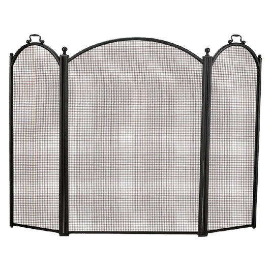 52" Steel 3 Fold Arched Screen