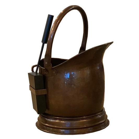 10 1/2" Steel Coal Hod with Shovel