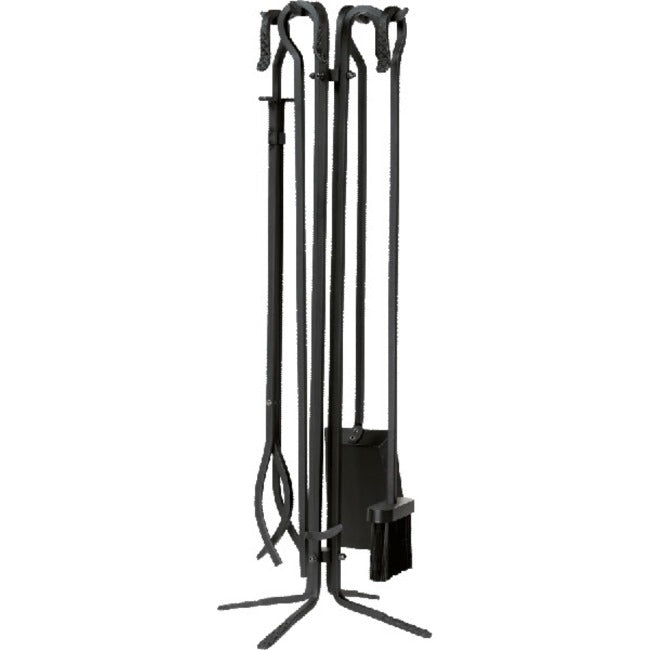 5 Piece Wrought Iron Fire Toolset