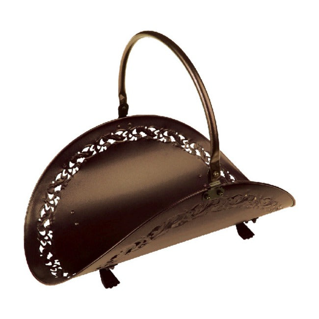 21" Steel Wood Basket