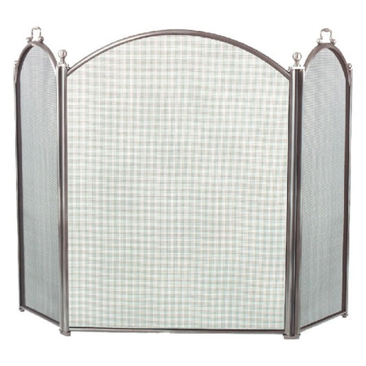 52" Steel 3 Fold Arched Screen