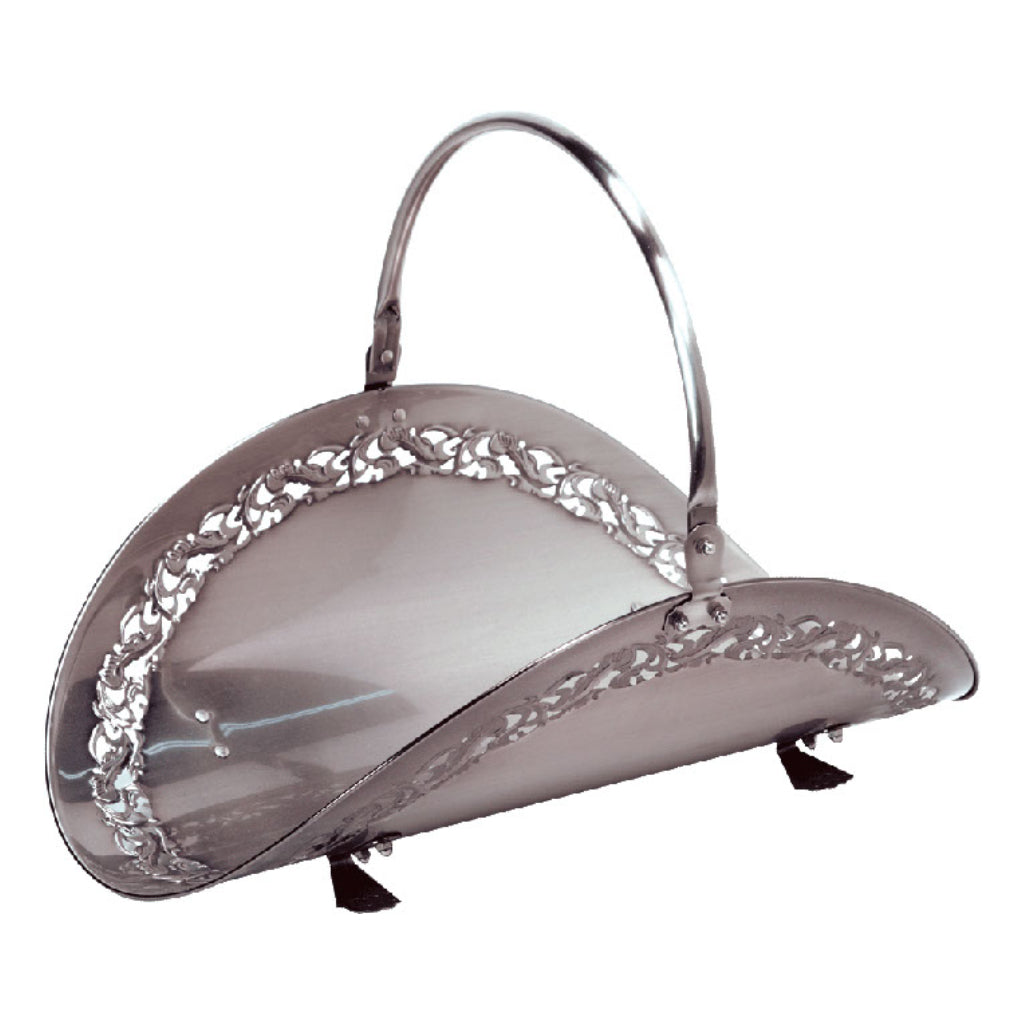 21" Steel Wood Basket