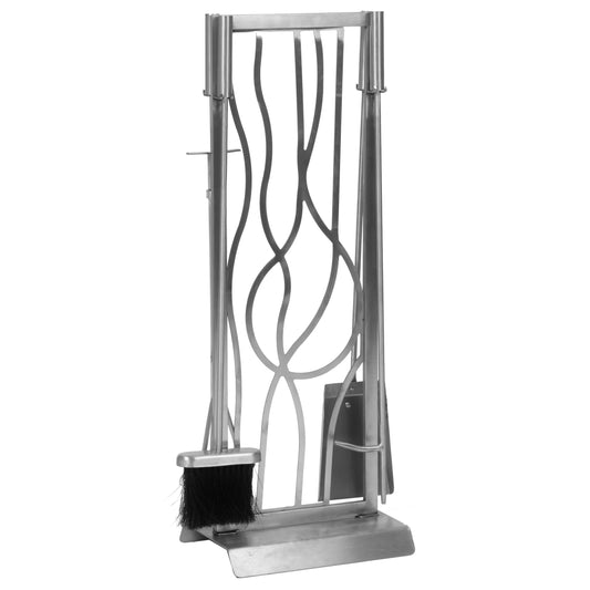 Stainless Steel 5 Piece Stainless Steel Fireset