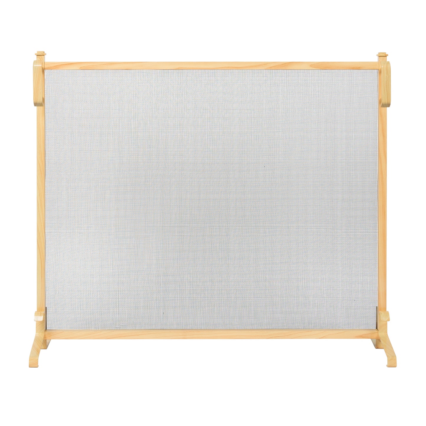 39" Steel Wood Grain Panel Screen