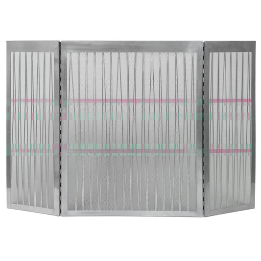 50" Steel 3 Fold Screen