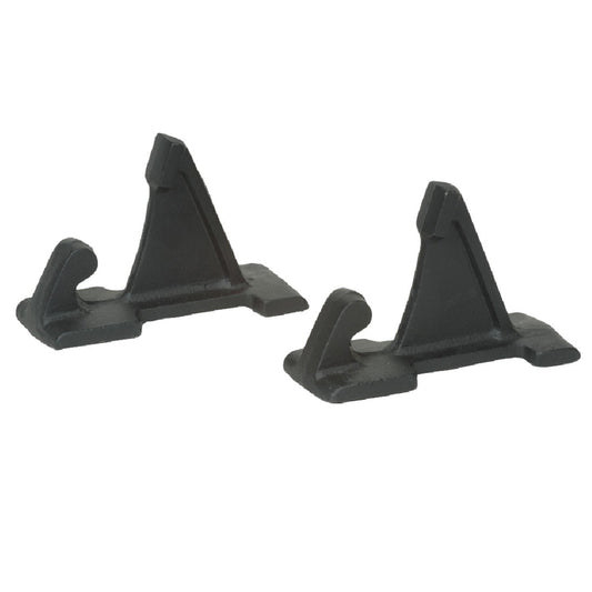 6 1/2" Cast Iron Pair of Fire Back Feet