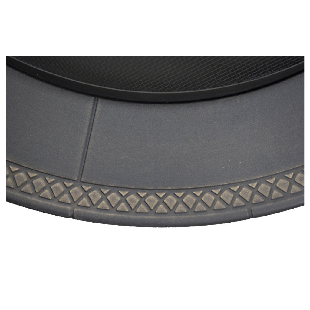 42" Dia Cast Iron & Cast Aluminum Table Top Wood Burning Fire Pit