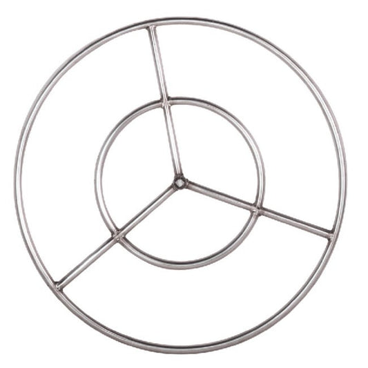 12" Dia Stainless Steel Fire Ring