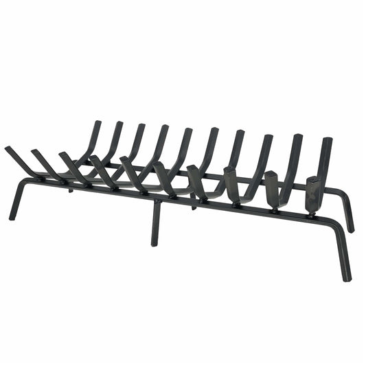 42 1/2" Steel 1 1/8" Diamond Steel Stock, 12 Bar, Rectangular Style Grate