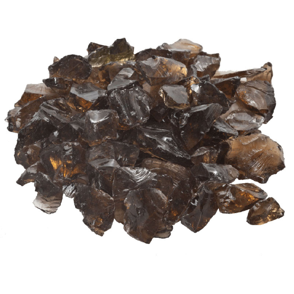 Tempered Glass Fire Glass 1/2" - 3/4" Size