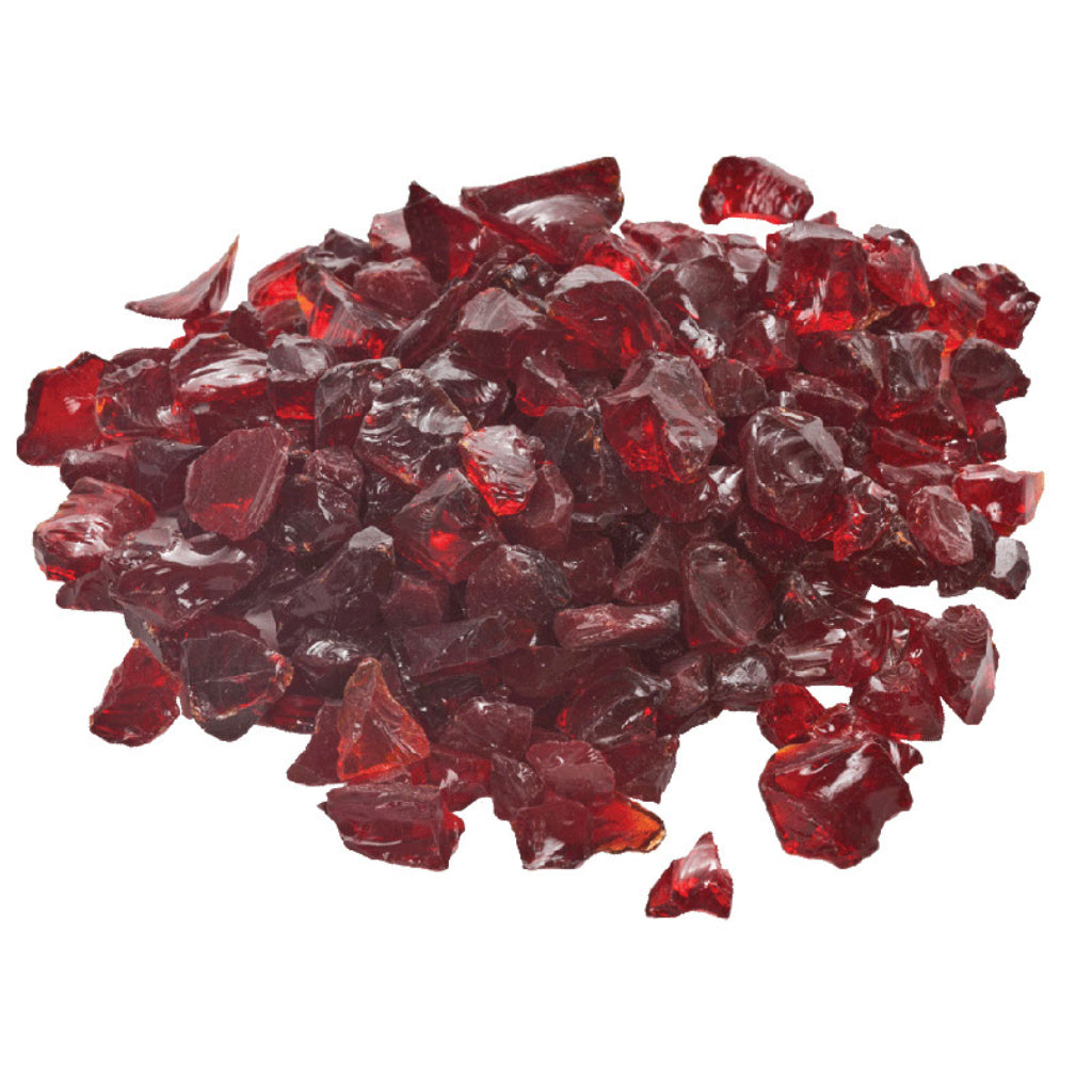 Tempered Glass Fire Glass 1/2" - 3/4" Size