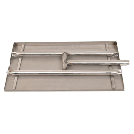 18" Stainless Steel Gas Ember Pan