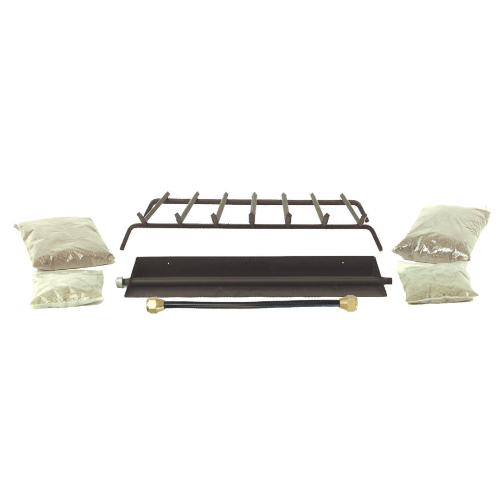 30" Steel Gas Log Kit