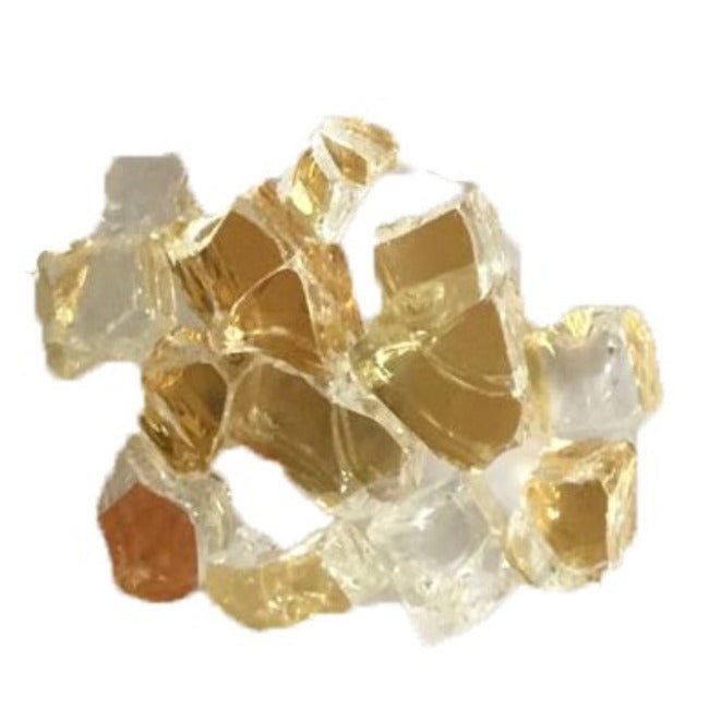 Tempered Glass Reflective Fire Glass 1/2" Size