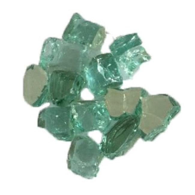 Tempered Glass Reflective Fire Glass 1/2" Size