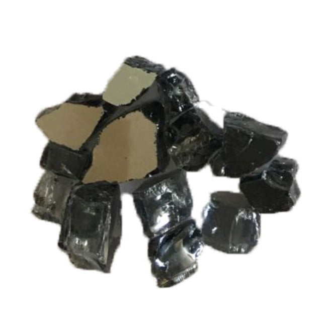 Tempered Glass Reflective Fire Glass 1/2" Size