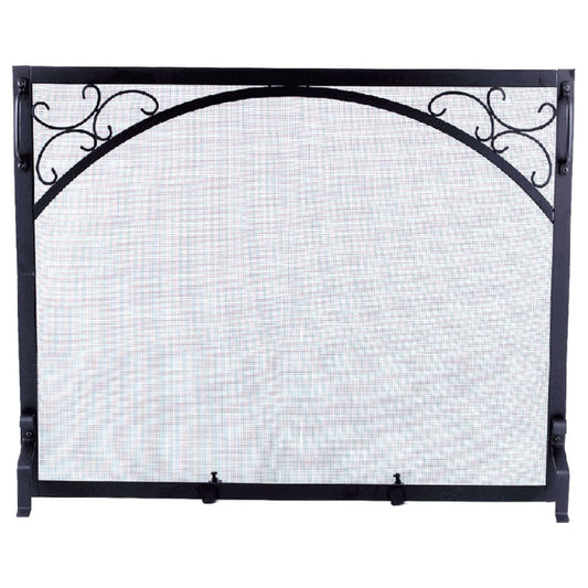 39" Steel Wrought Iron Panel Screen