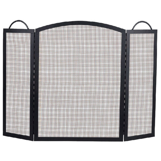52" Steel 3 Fold Center Arched Screen
