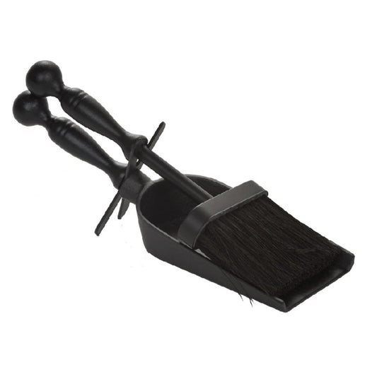 11 1/2" Steel & Cast Iron Ash Brush and Shovel