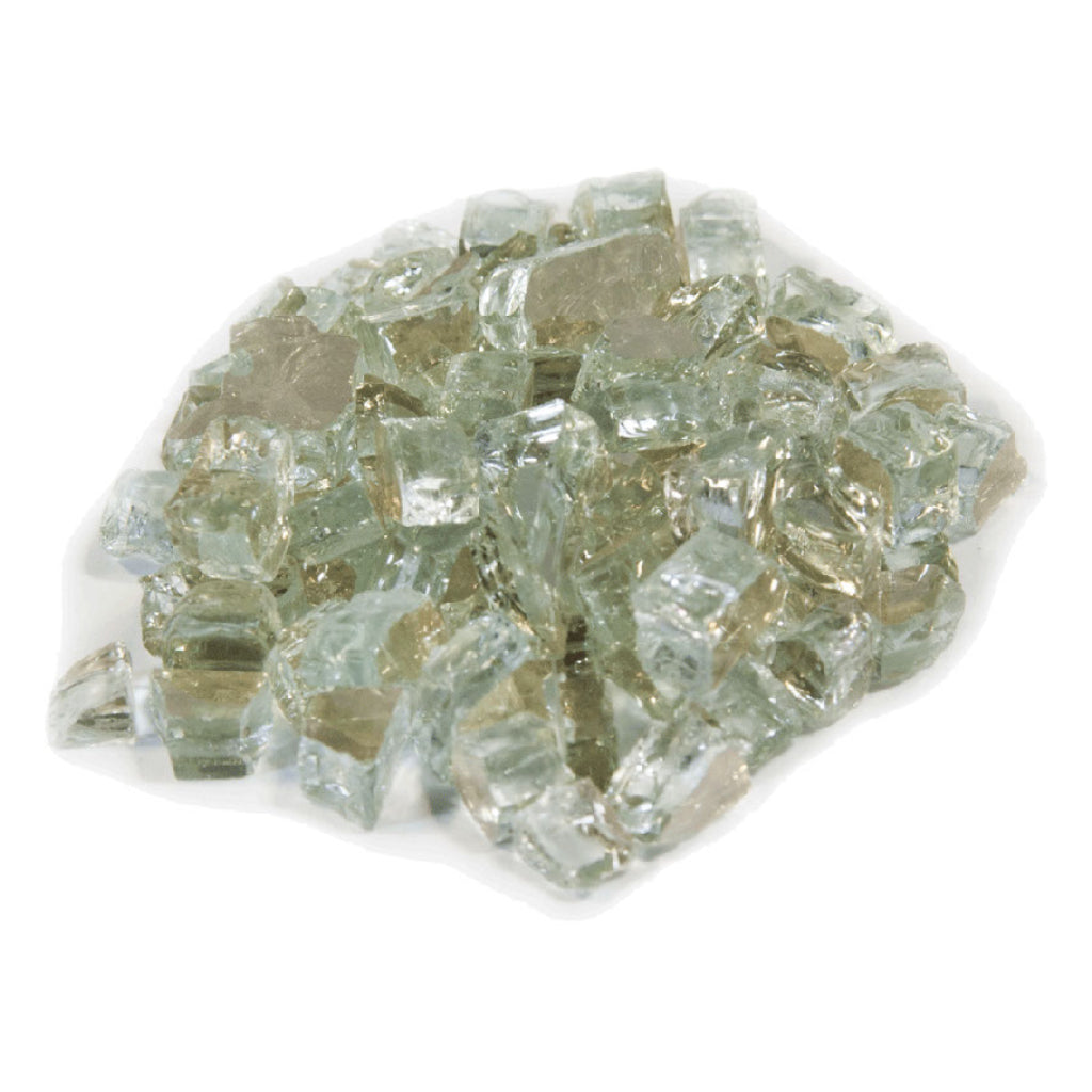 Tempered Glass Reflective Fire Glass 1/4" Size
