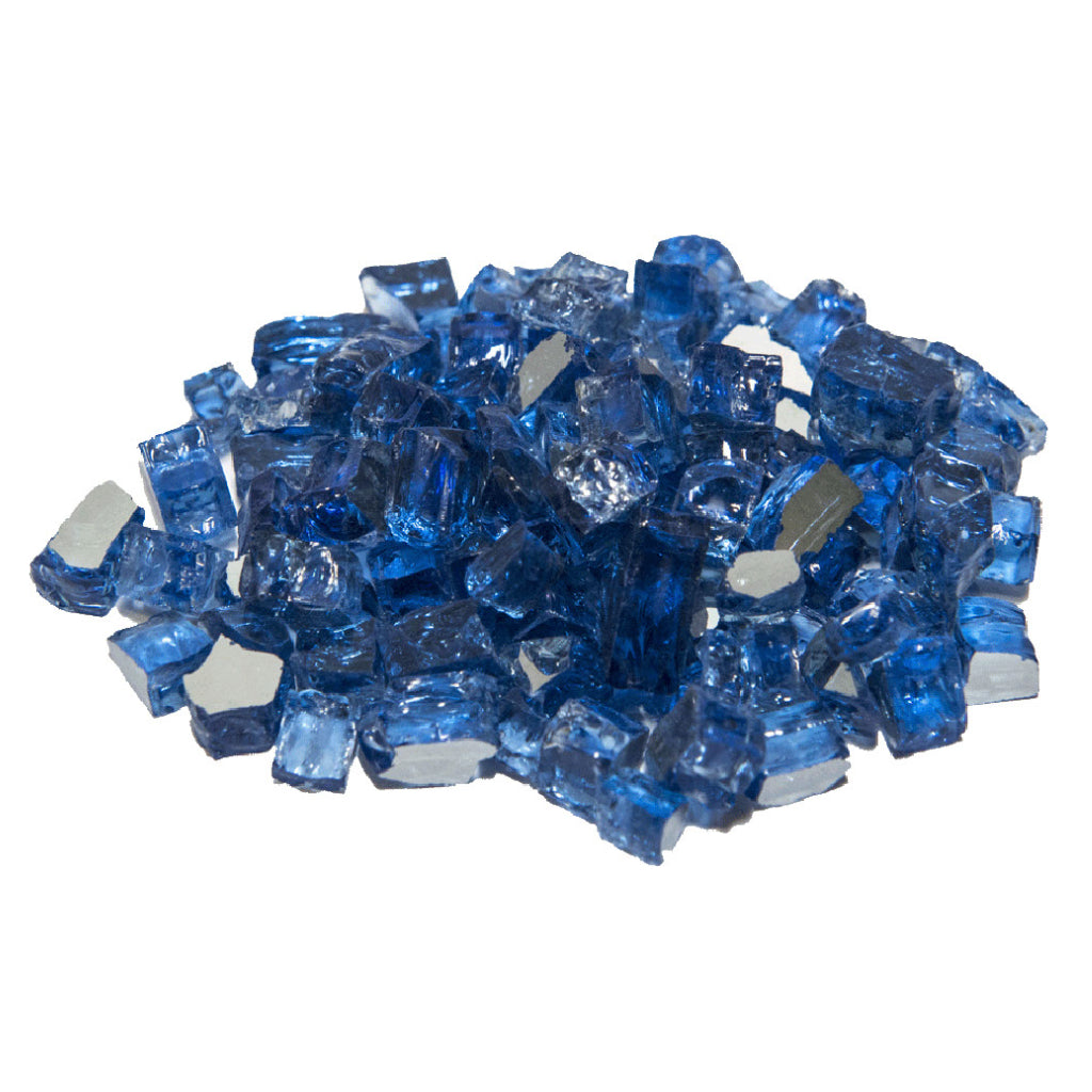 Tempered Glass Reflective Fire Glass 1/4" Size