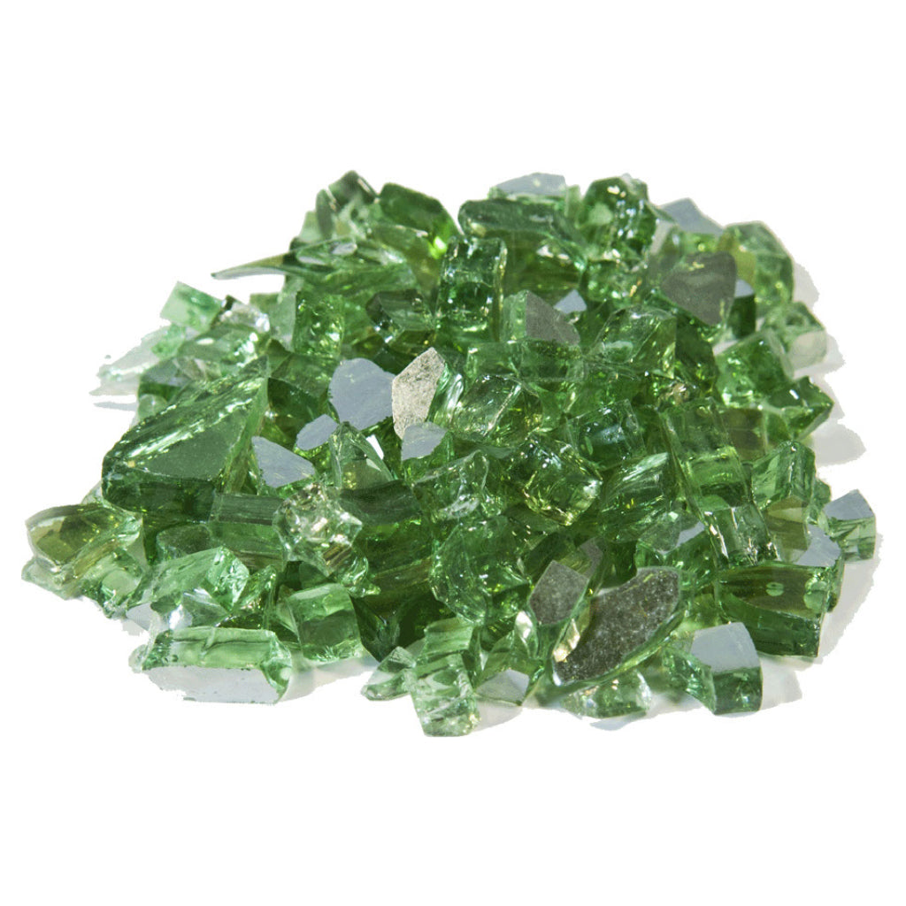 Tempered Glass Reflective Fire Glass 1/4" Size
