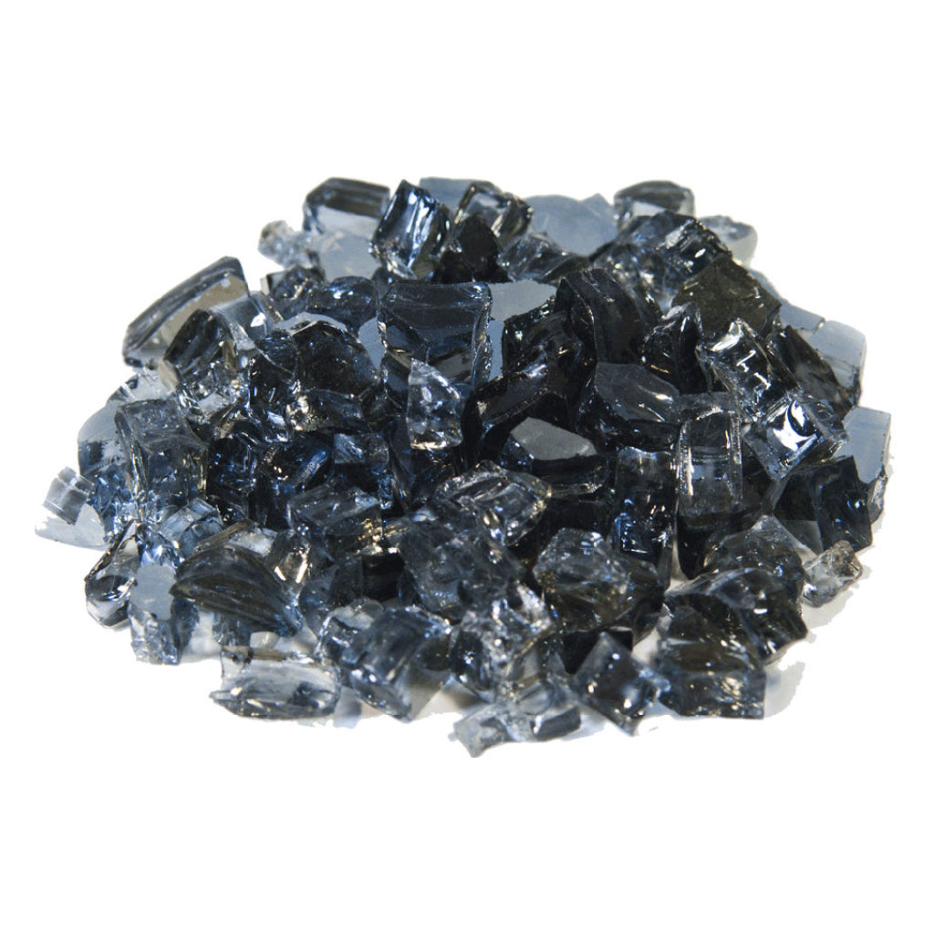 Tempered Glass Reflective Fire Glass 1/4" Size