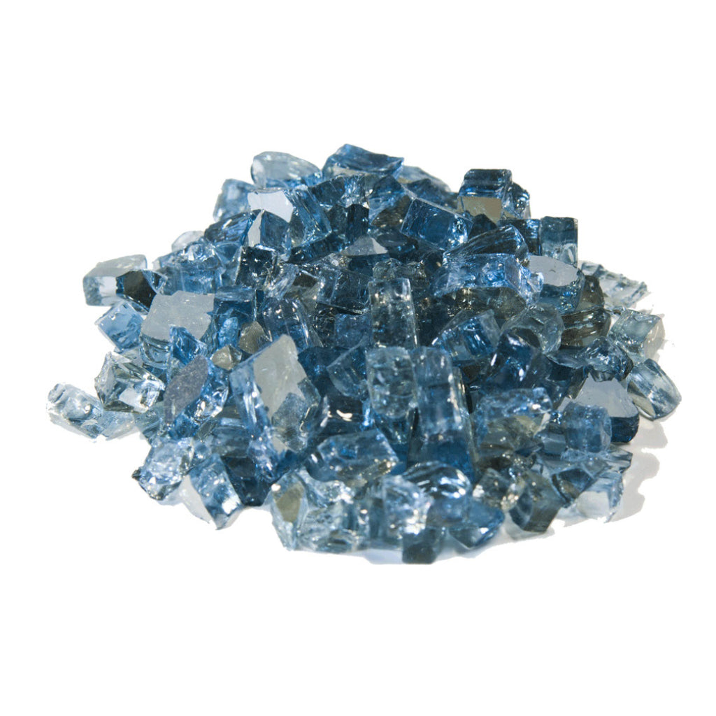 Tempered Glass Reflective Fire Glass 1/4" Size