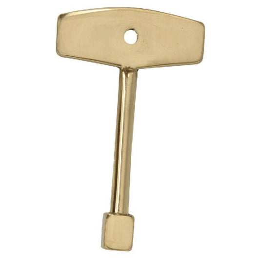 4" Steel 1/4" Gas Valve Key
