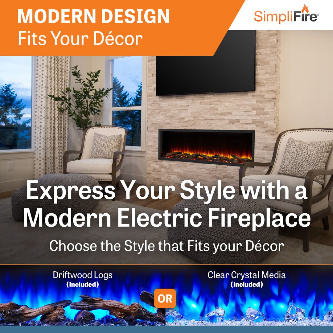 SimpliFire Scion Electric Fireplace