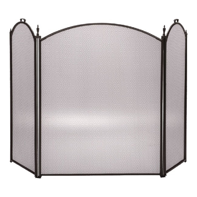 52" Steel 3 Fold Arched Screen