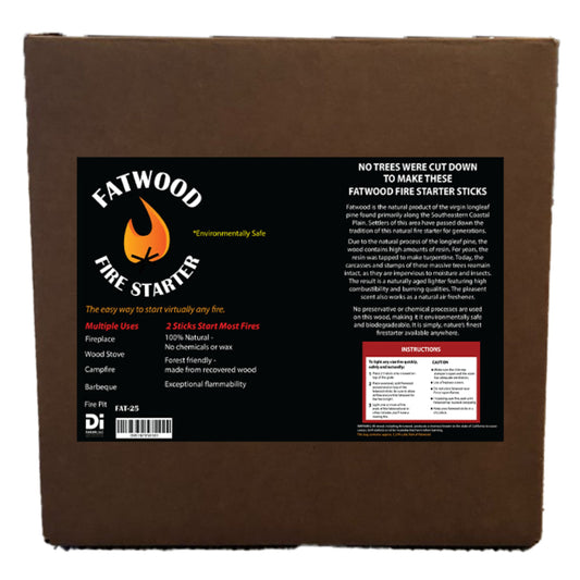 Recovered Wood Fatwood Firestarter in a Box