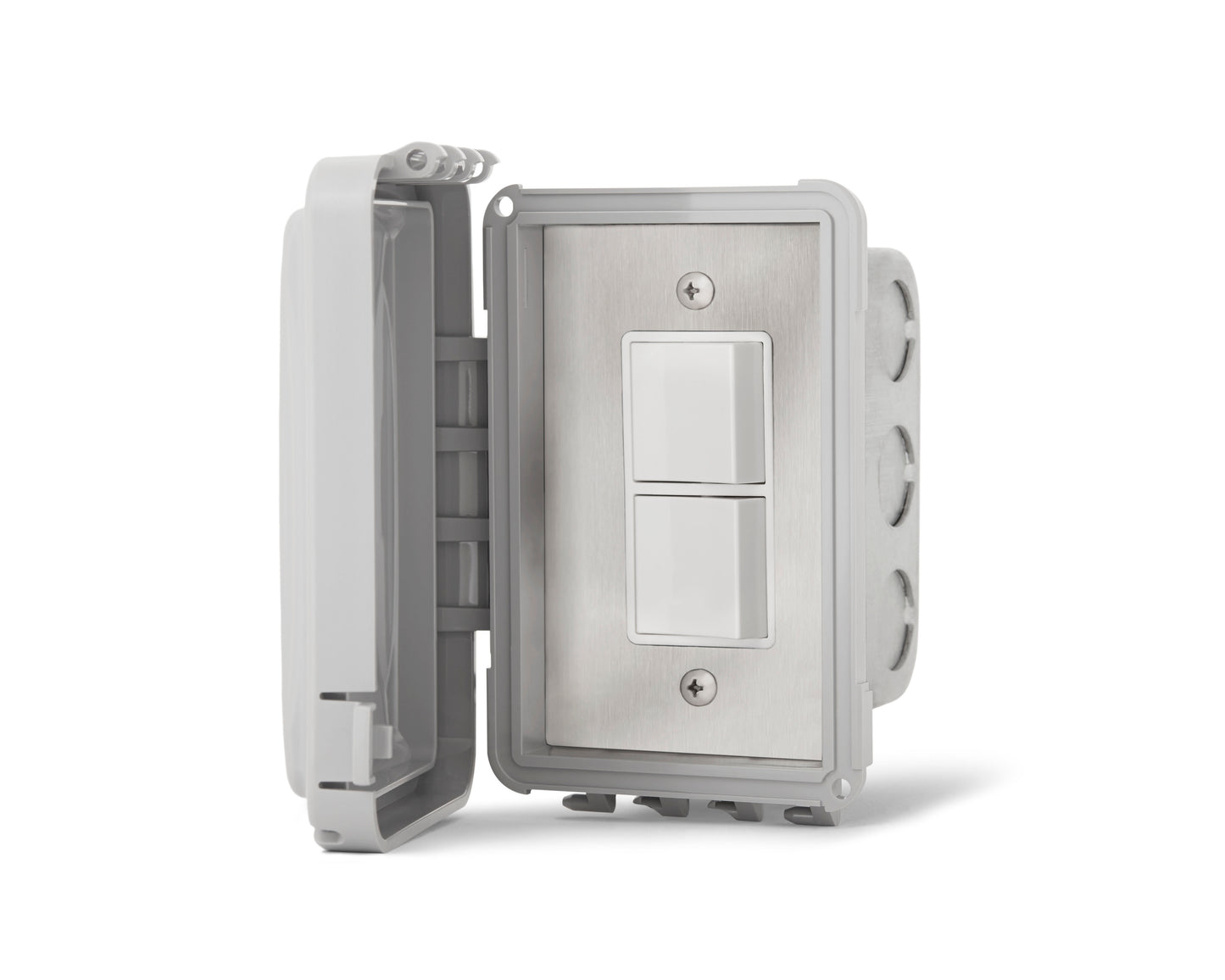 Infratech On/Off Duplex Stack Switch w/ Weatherproof Cover