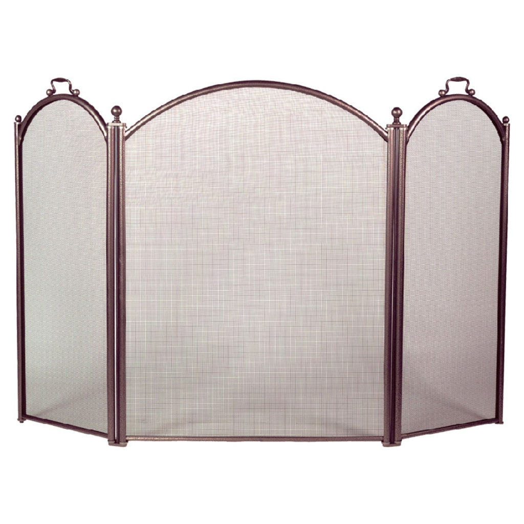 52" Steel 3 Fold Arched Screen